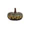 Hello Honey® 3.75" Multicolor Stoneware Pumpkin Décor with Reactive Glaze